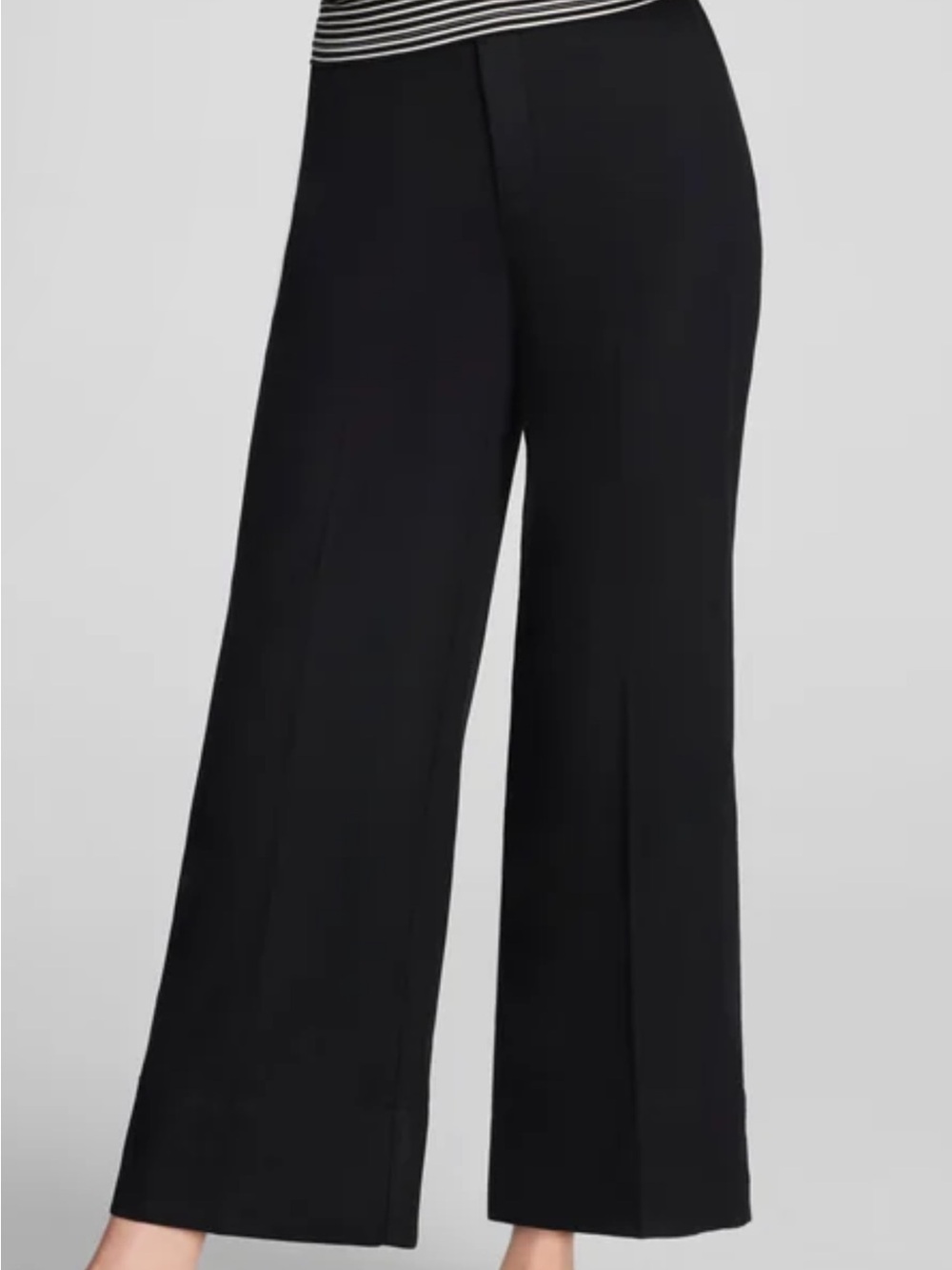 Spanx supersmooth Stretch Twill Cropped Wide Leg Pant